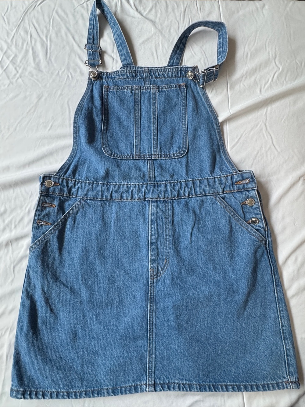 Denim&Co Blue Denim Overall Skirt